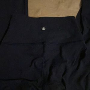 25 inch navy lululemon align leggings